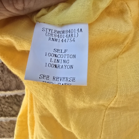 Yellow Spaghetti Strap Jumpsuit - Picture 6 of 8